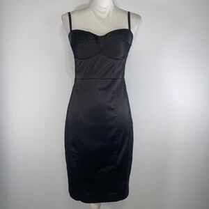 Guess Super Sexy Black Body Con Fitted Mini Dress